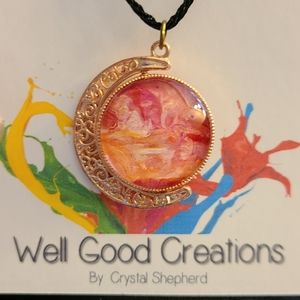 Handmade Acrylic skin Necklace